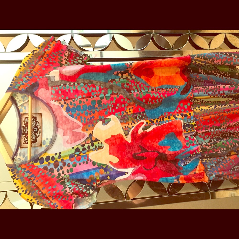 Multi color knit top